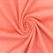 Coral Orange Stretch Rayon Slub Jersey Knit Fabric By the Yard